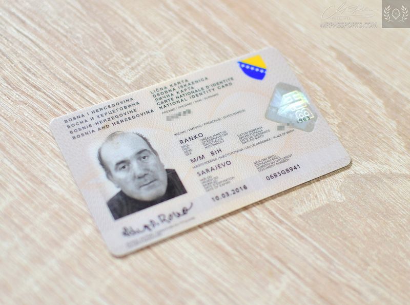 Bosnia and Herzegovina 2006-2016 Identity card