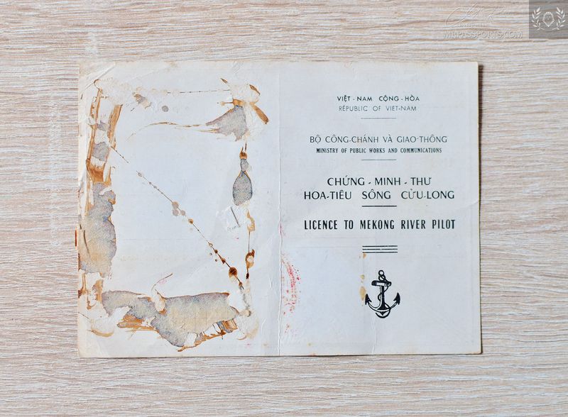 South Vietnam 1968, Mekong river pilot licence