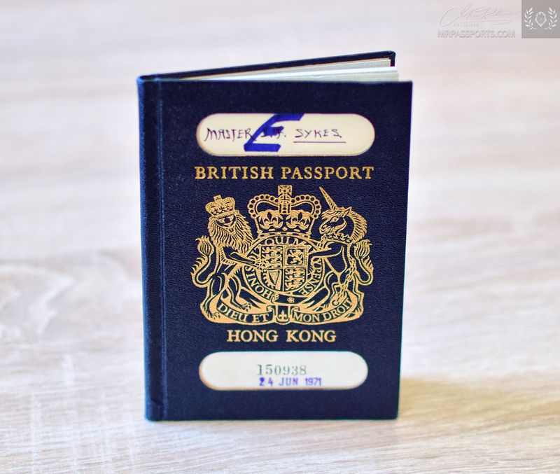 British Passport: Hong Kong 1971-1976