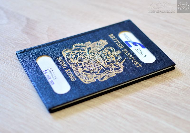 British Passport: Hong Kong 1971-1976