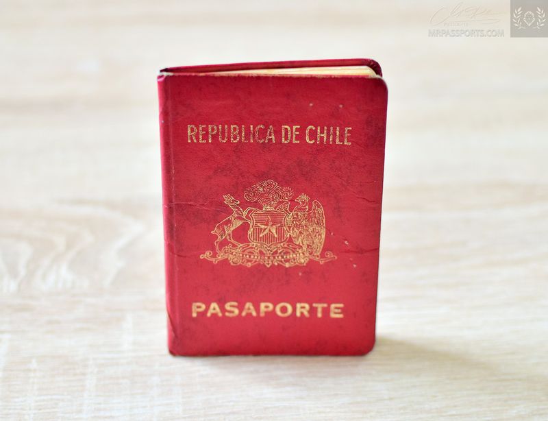 Chile 1988-1990 passport + ID card same person