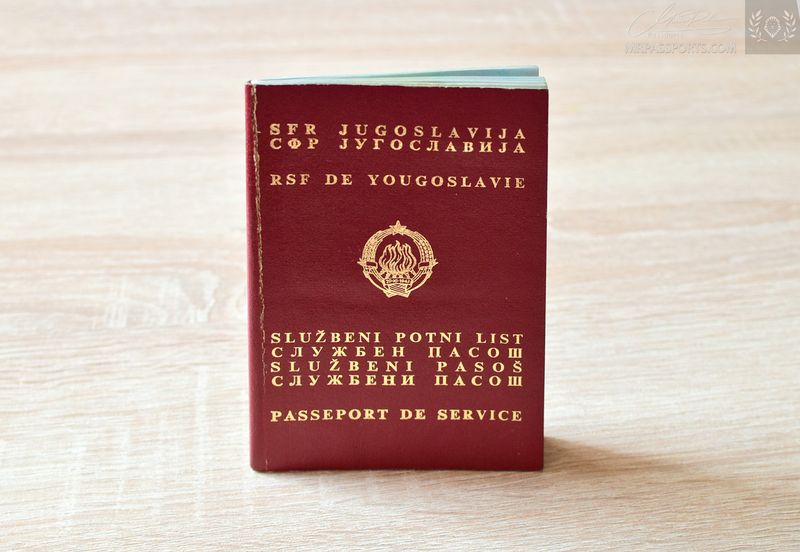 Yugoslavia 1988 Service Passport