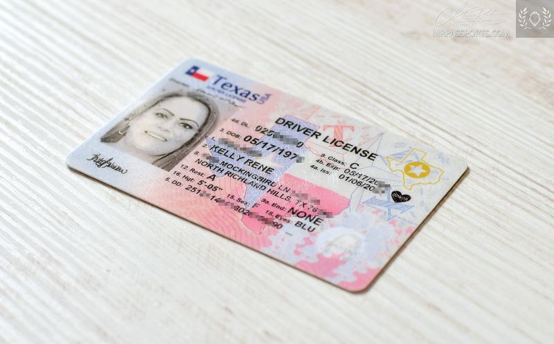 USA, Texas driver license, real ID - stunning!