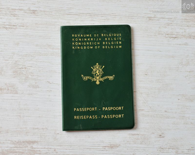 Belgium 1981 passport: Lubumbashi, Zaire