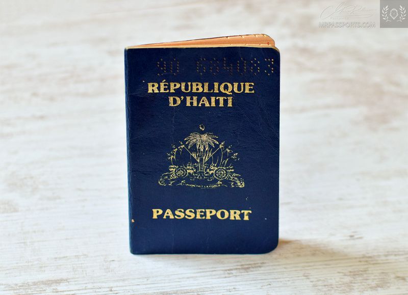 Haiti 1990-1998 Passport, USA visas