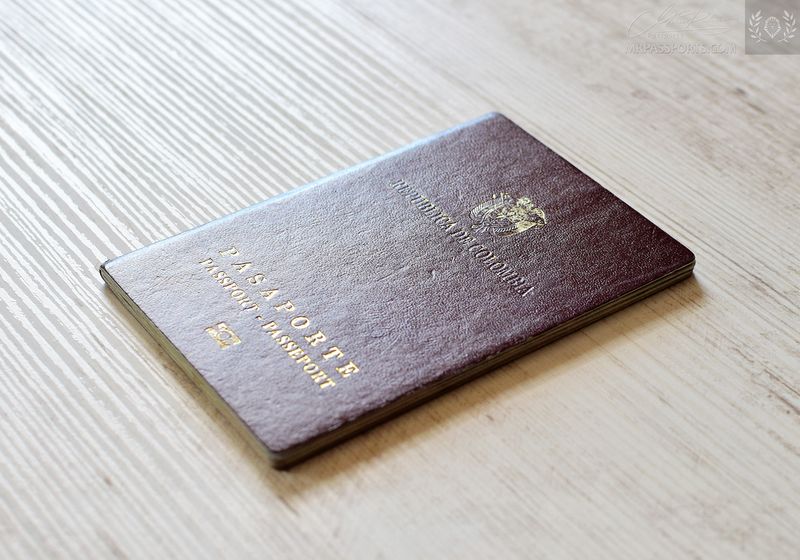 Colombia 2017 biometric Passport / e-passport