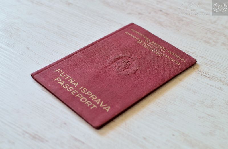 FPR Yugoslavia 1958-1960 Passport