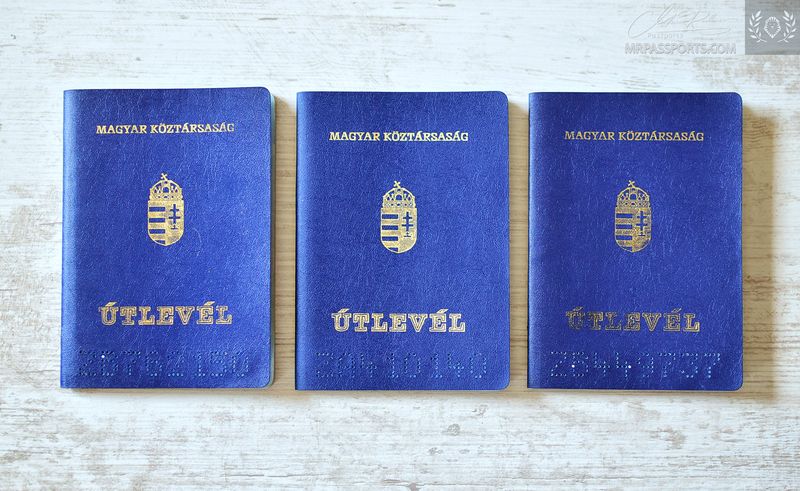 3 Hungarian passports 1999-2011 OFFER