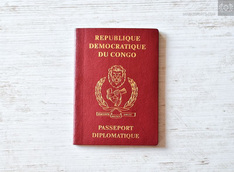 DR Congo 2006-2009 Diplomatic Passport, excellent condition
