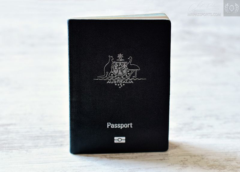 Australia 2012-2022 biometric passport / e-passport, stunning