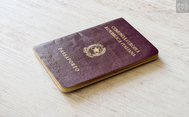 Italy 1992-1997 passport from Francisco 'Pipin' Ferreras, a famous free-diver