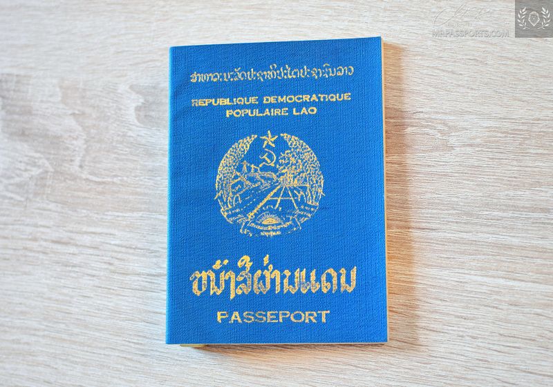 Laos 1990-1993 passport in excellent condition