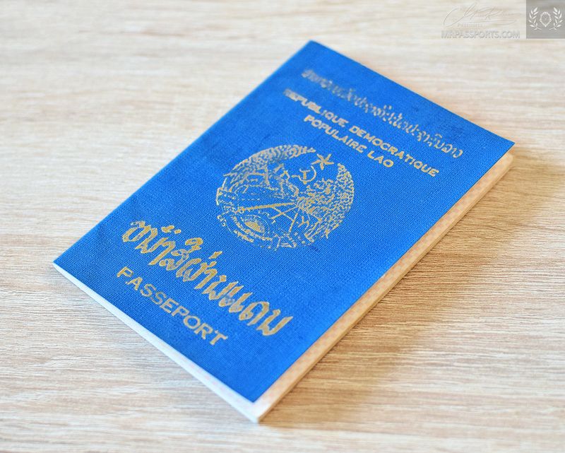 Laos 1990-1993 passport in excellent condition
