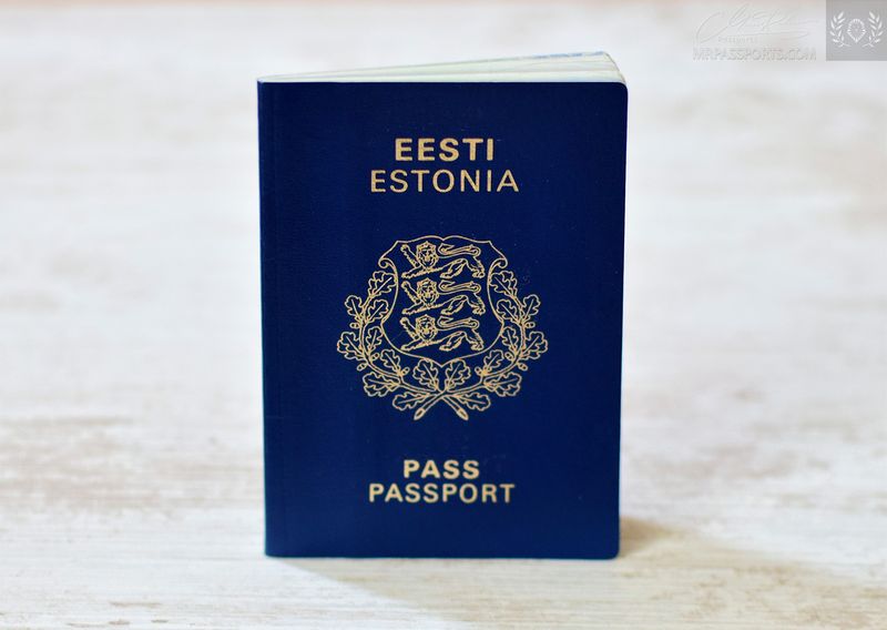 Estonia 2003-2013 pre-biometric passport