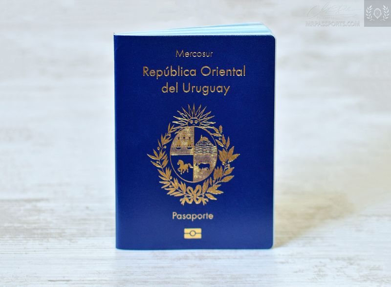Uruguay 2018 biometric passport / e-passport, Mint -  stunning!