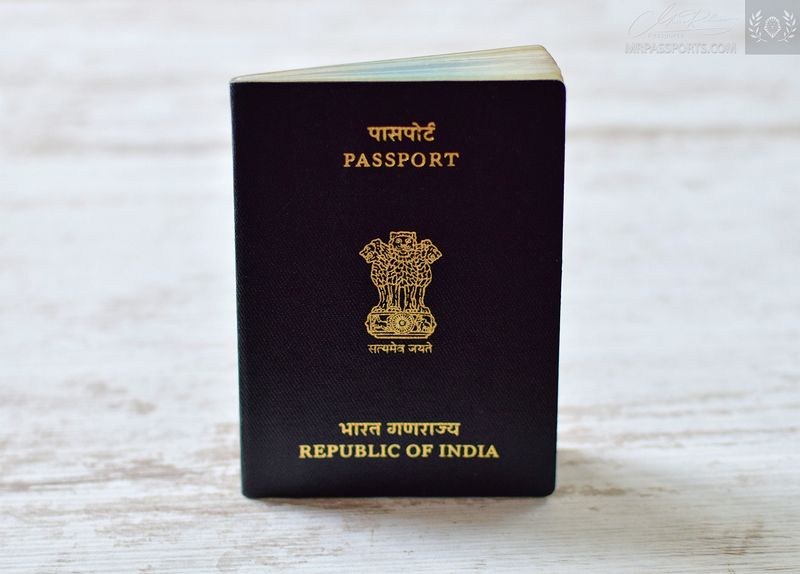 India 2016 pre-biometric passport in excellent condition
