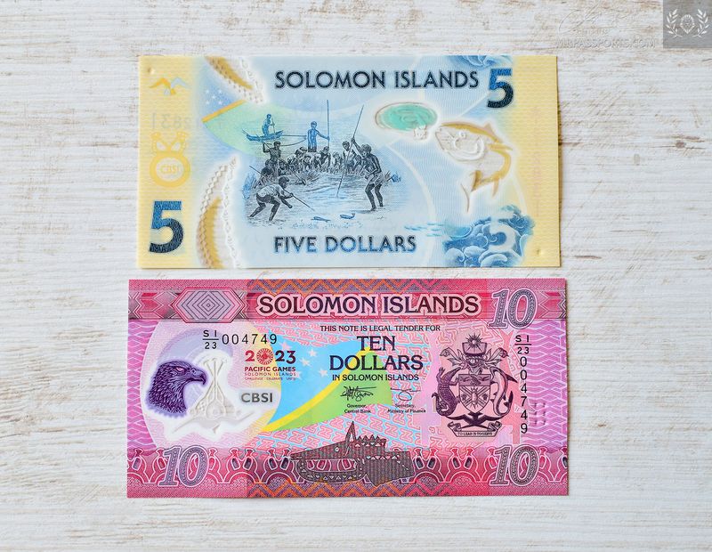 Solomon Islands, Pacific Games 2023 $10 Note  - Stunning!