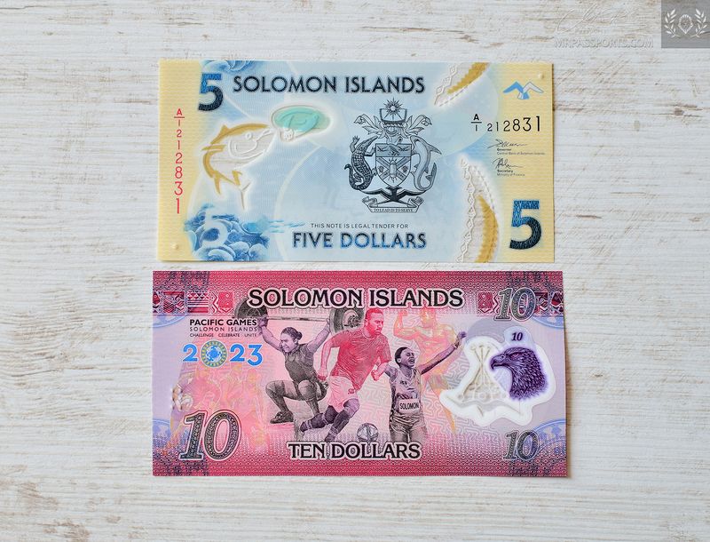 Solomon Islands, Pacific Games 2023 $10 Note  - Stunning!