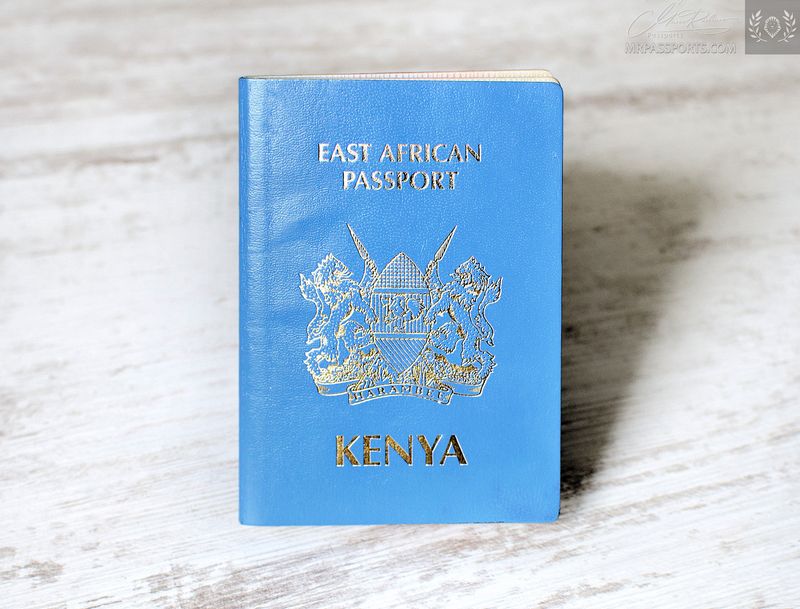 Kenya, 2011-2021 East African Passport (special passport for travel within East African countries)