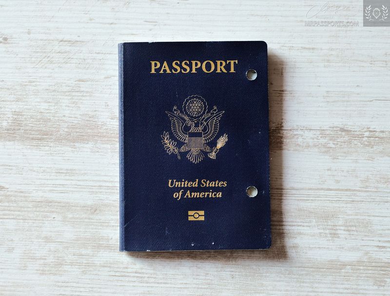 USA , 2008-2013 biometric passport / e-passport