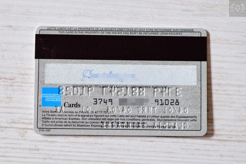 Amex platinum, France