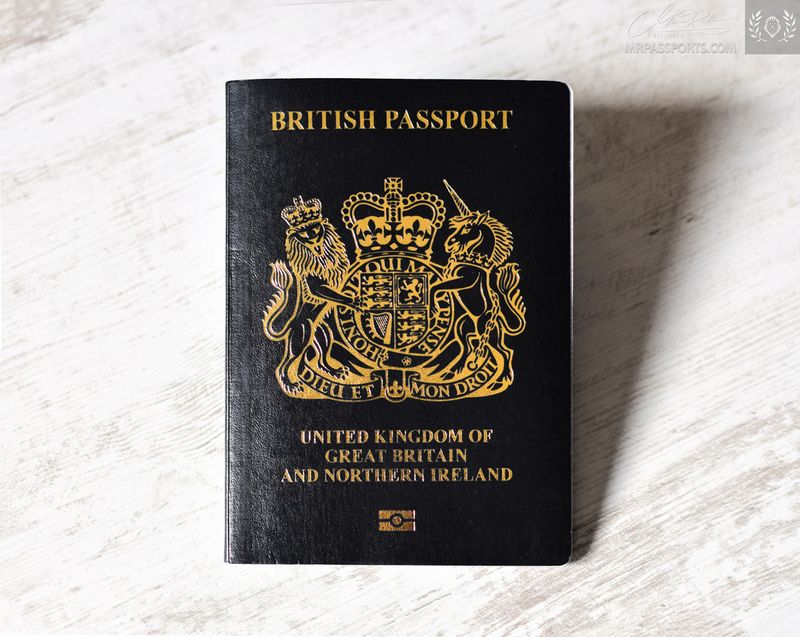 United Kingdom 2022 biometric passport / e-passport, post-Brexit