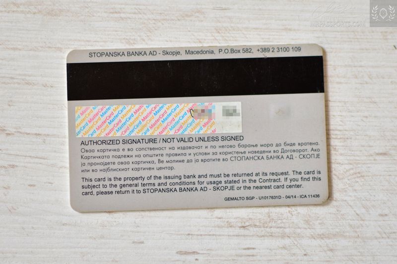 Stopanska Bank, Macedonia, Mastercard