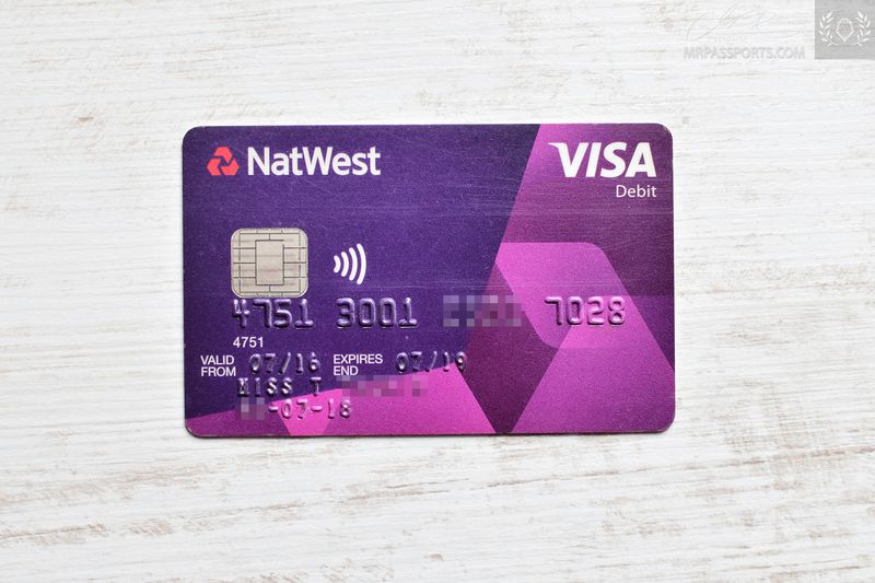 UK, NatWest VISA card