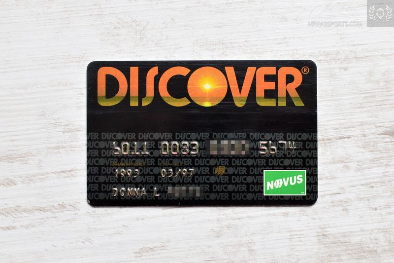 USA, 1993 Discover card - extremely rare
