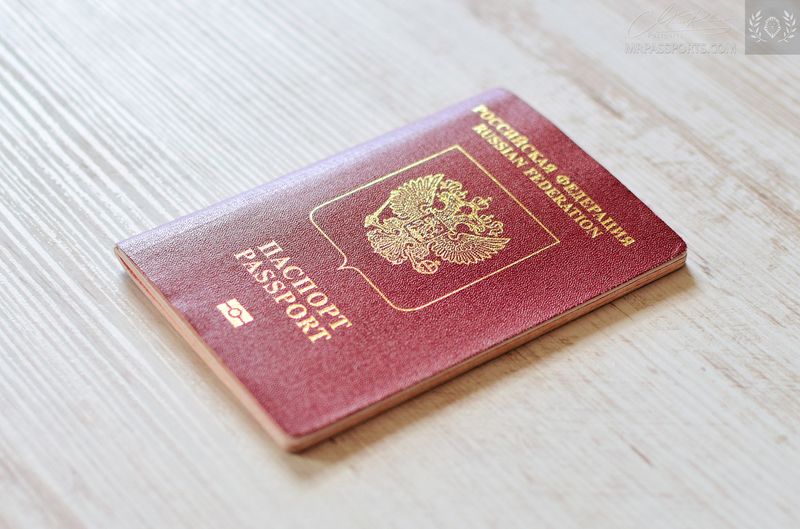 Ru. biometric passport / e-passport w/ african visas