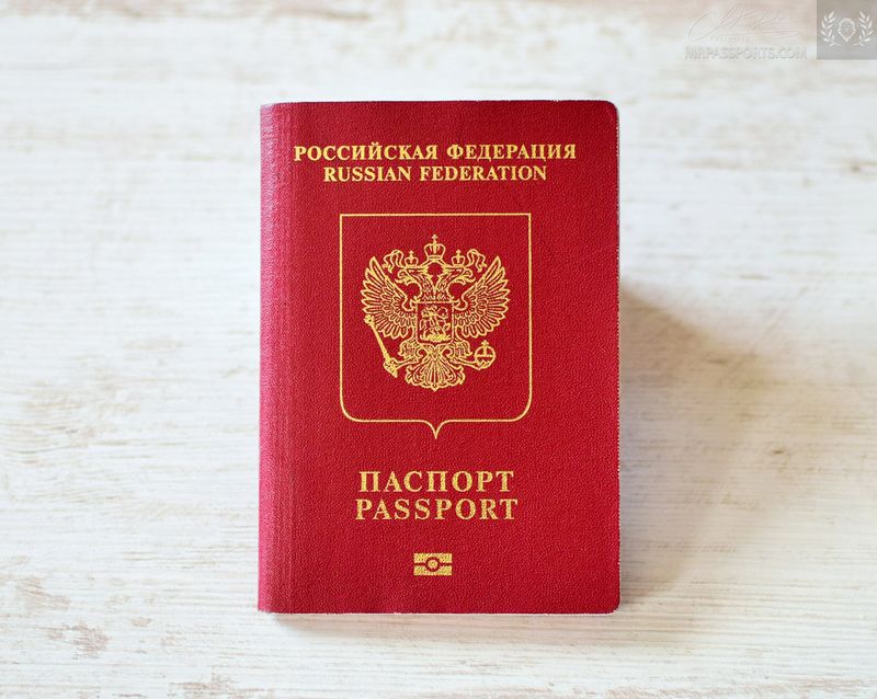 Ru. biometric passport / e-passport w/ african visas