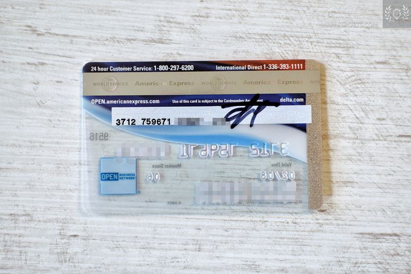DELTA SkyMiles gold AMEX business card