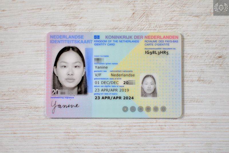 Netherlands 2019-2024 biometric Identity card
