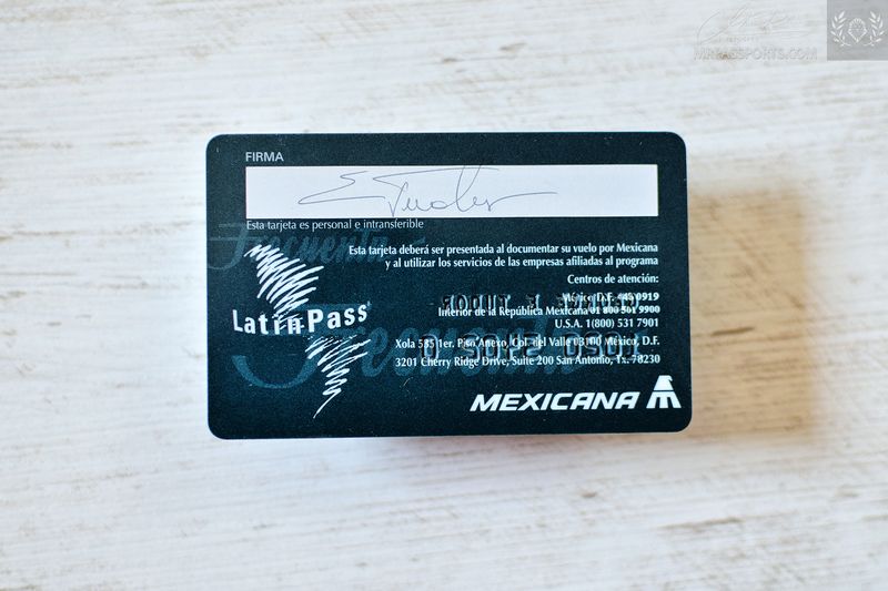 Mexicana Frequenta card, Latin Pass, Star Alliance