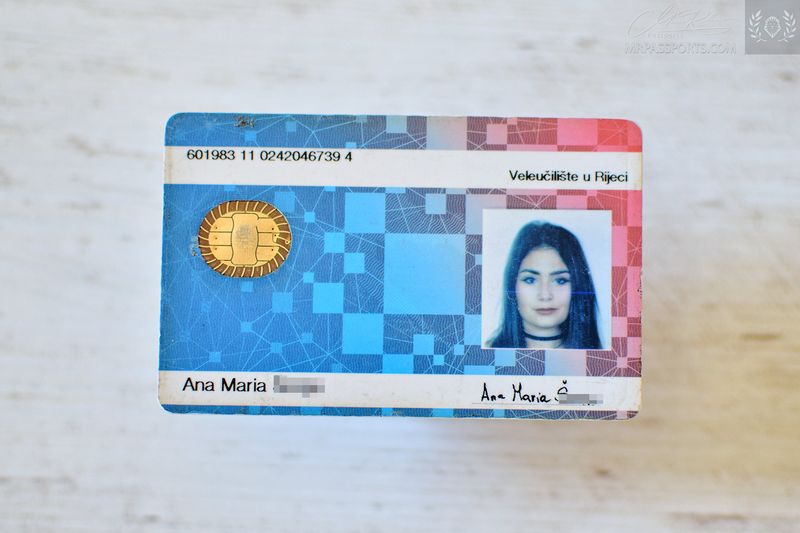 Croatia 2018-2019 student identity card