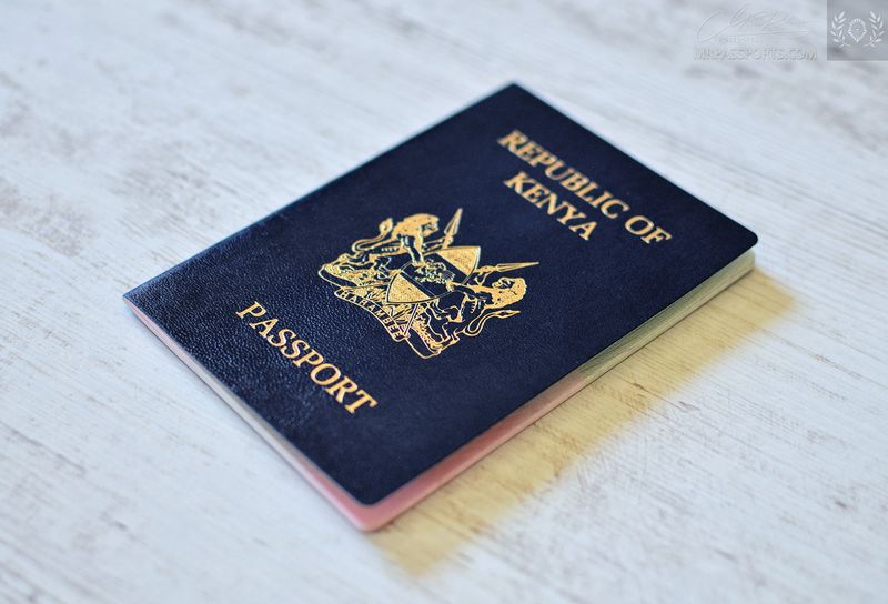 Kenya 2011-2021 pre-biometric passport in excellent condition