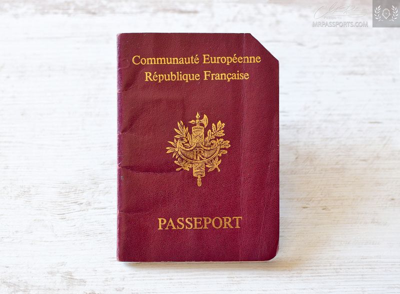 France 1992-1994 passport w/ rare visas