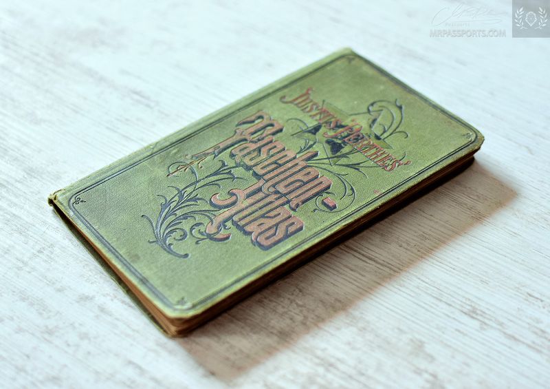 German Empire, 1885 pocket atlas, very beautiful