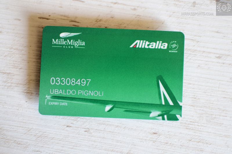 Alitalia MilleMiglia Club card