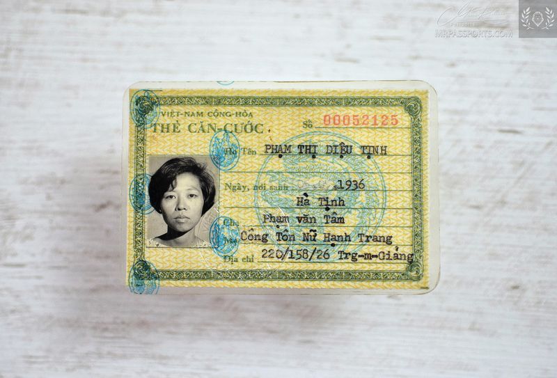 South Vietnam, 1969 Identification card