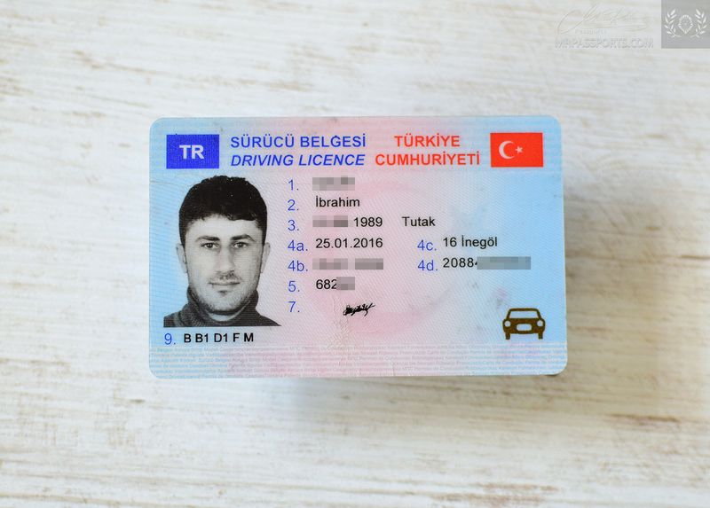 Türkiye, driver's licence