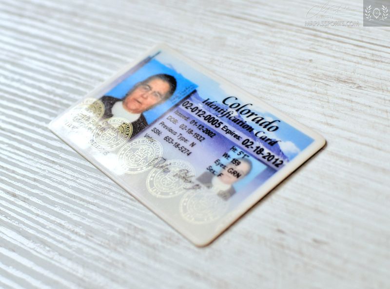 USA, Colorado, identity card