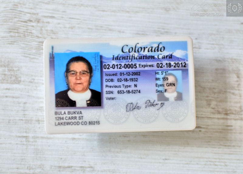 USA, Colorado, identity card