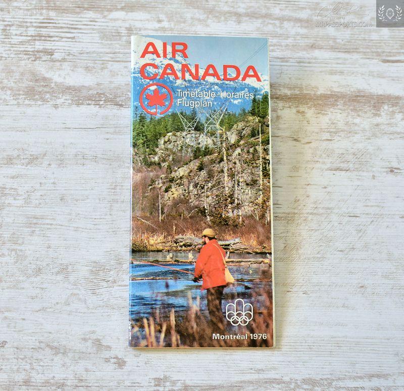Air Canada, 1976 Timetable