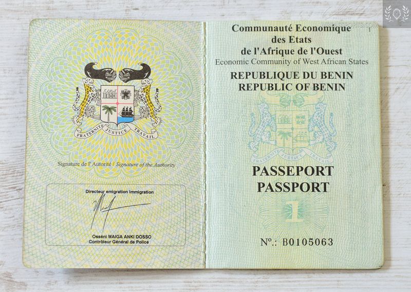 Benin 2005-2008 passport