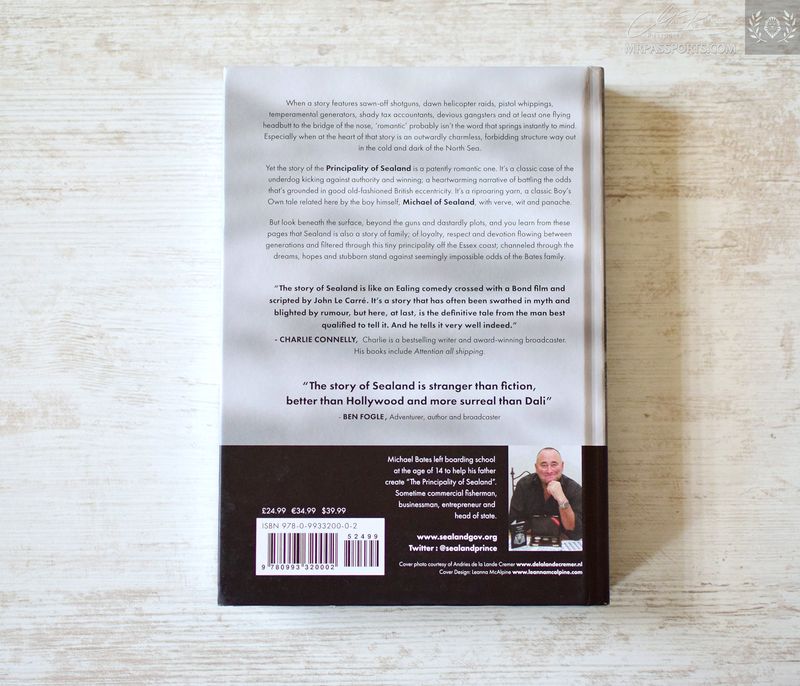 Holding The Fort - Principality of Sealand, signed by the Author Michael Bates, Michael of Sealand