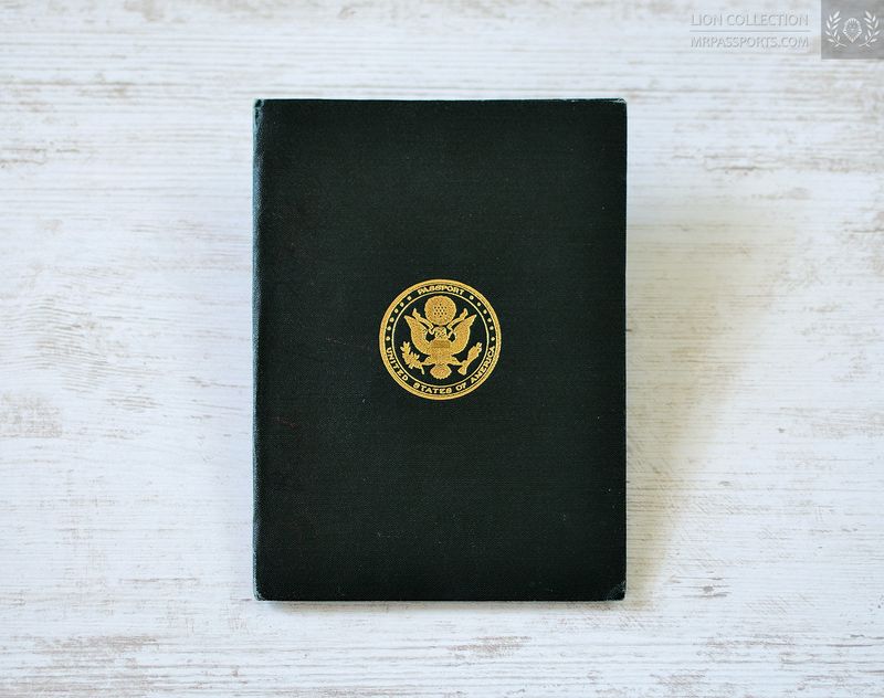 USA, 1918 passport, excellent condition, WW1