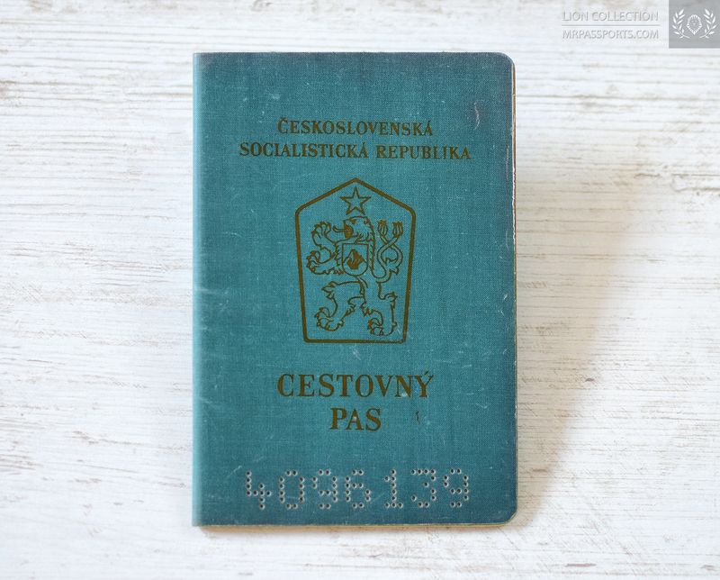 Czechoslovakia 1971-1976 passport, Bratislava