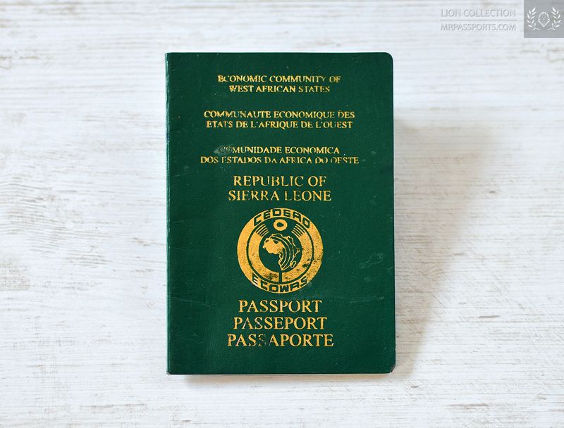 Sierra Leone 2014-2019 ECOWAS, passport