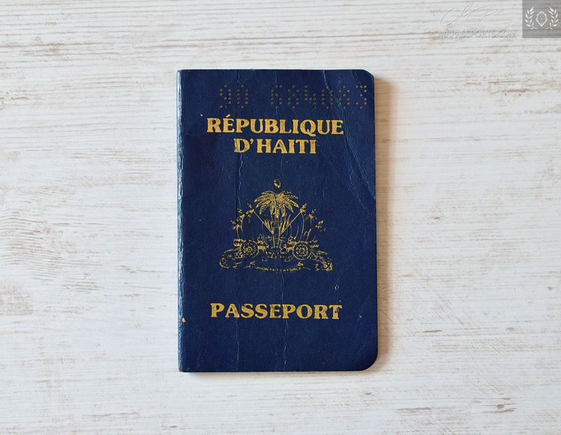 Haiti 1990-1998 Passport, USA visas